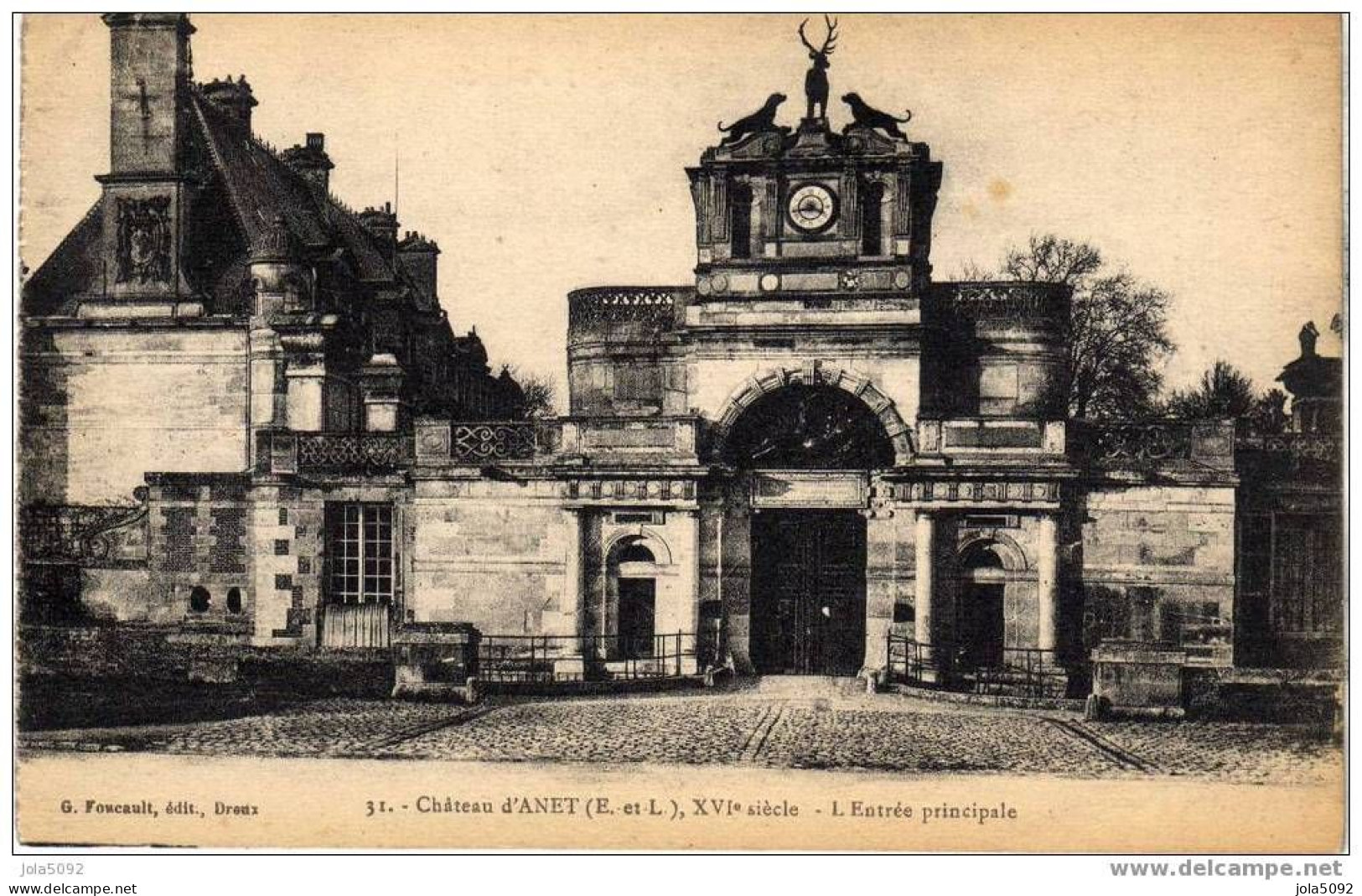 28 - Château D'ANET - L'entrée Principale - Anet