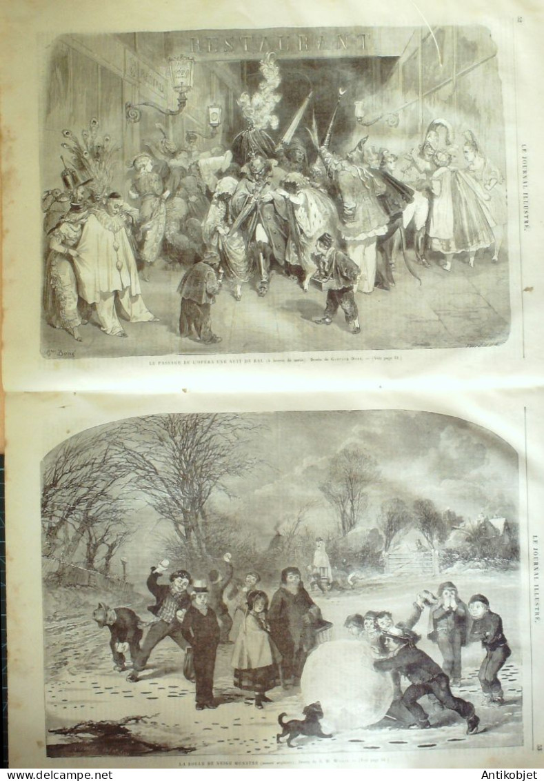 Le Journal Illustré 1865 N°53 Amboise (37) Géorgie Savannah Gustave Doré - 1850 - 1899