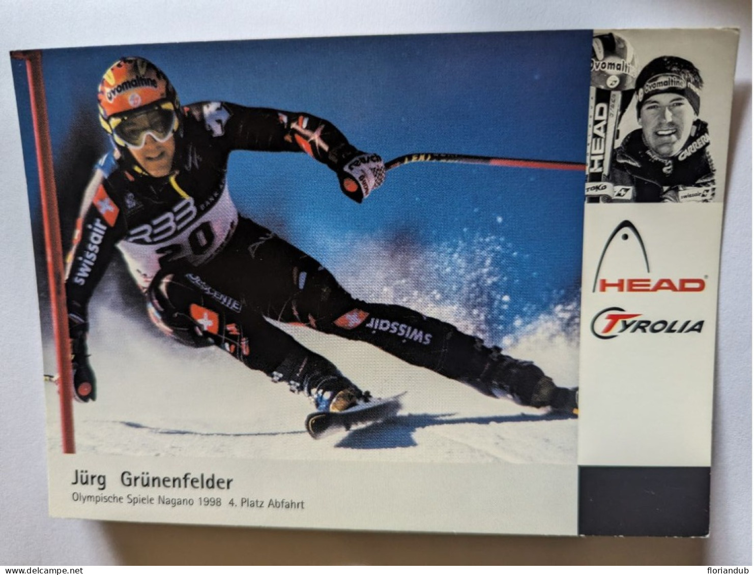 CP - Ski Jürg Grünfenfelder Head Tyrolia - Sport Invernali