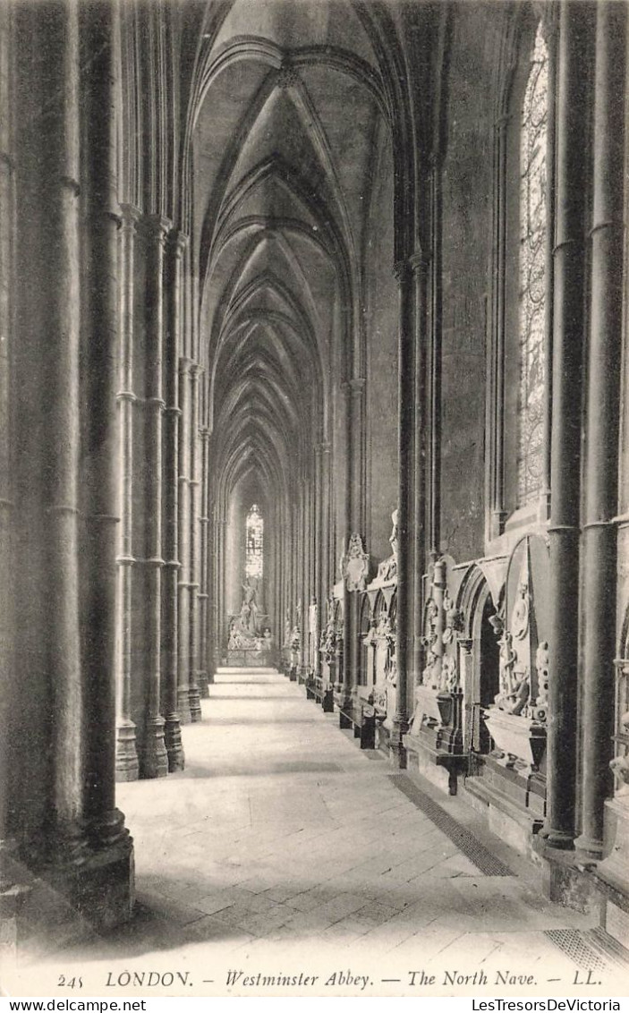 ROYAUME-UNI - Angleterre - London - Westminster Abbey - The North Nave - Carte Postale Ancienne - Westminster Abbey