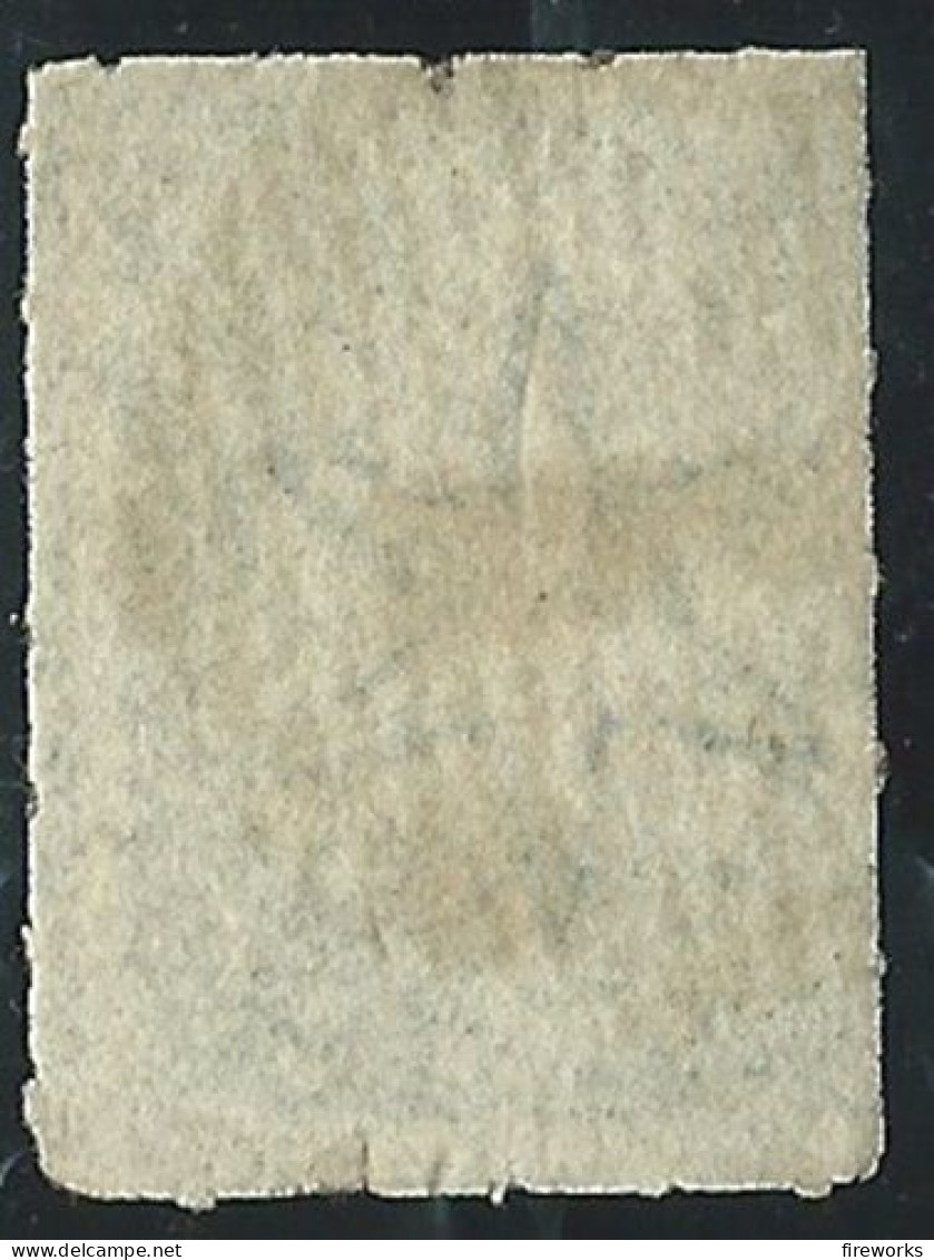 [1871] AUSTRALIE Timbre Oblitéré 6 P Bleu Victoria. - Oblitérés
