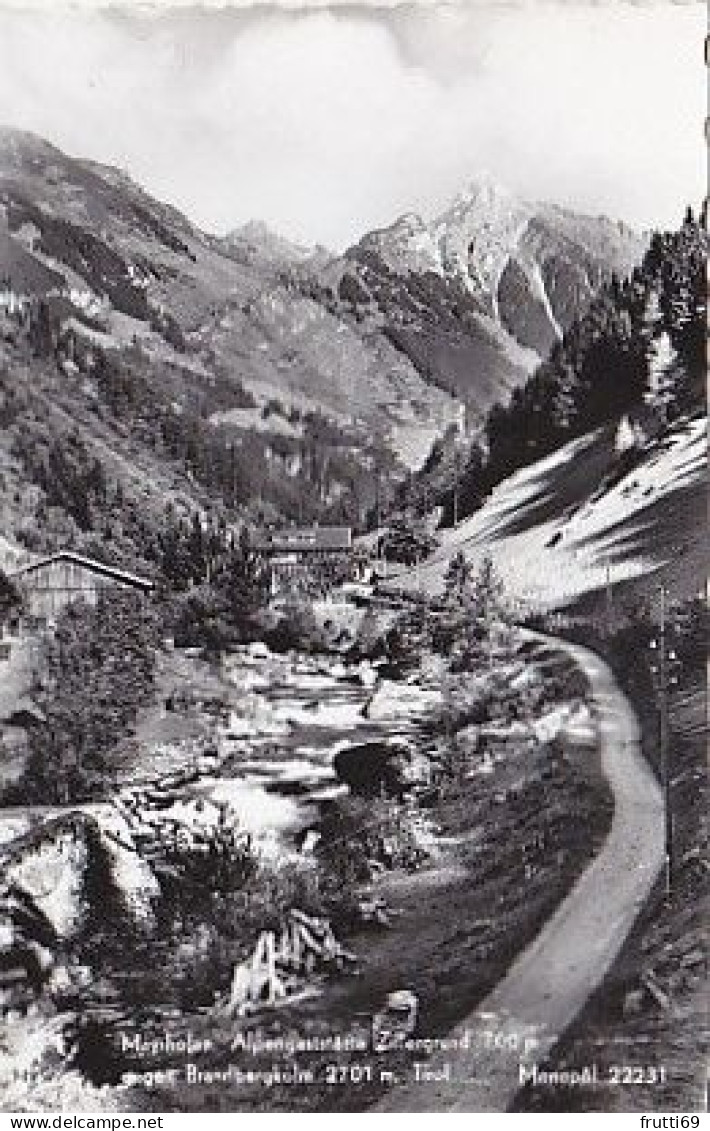 AK 216220 AUSTRIA - Zillertal - Mayrhofen - Alpengaststätte Zillergrund - Zillertal