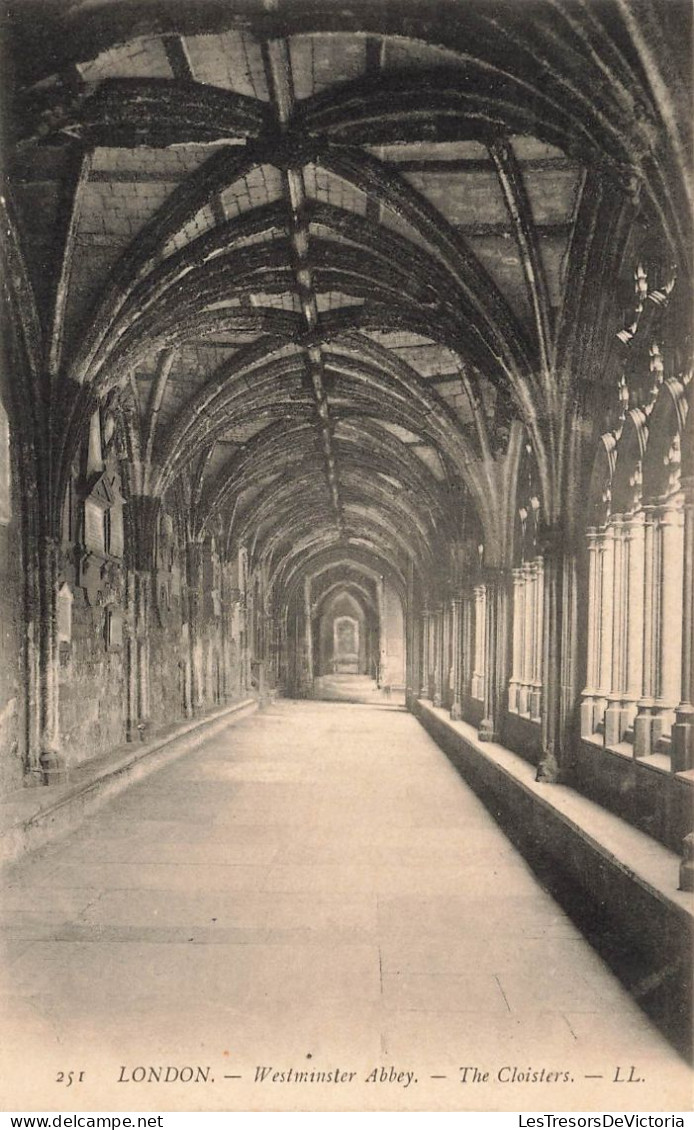 ROYAUME-UNI - Angleterre - London - Westminster Abbey - The Cloisters - Carte Postale Ancienne - Westminster Abbey