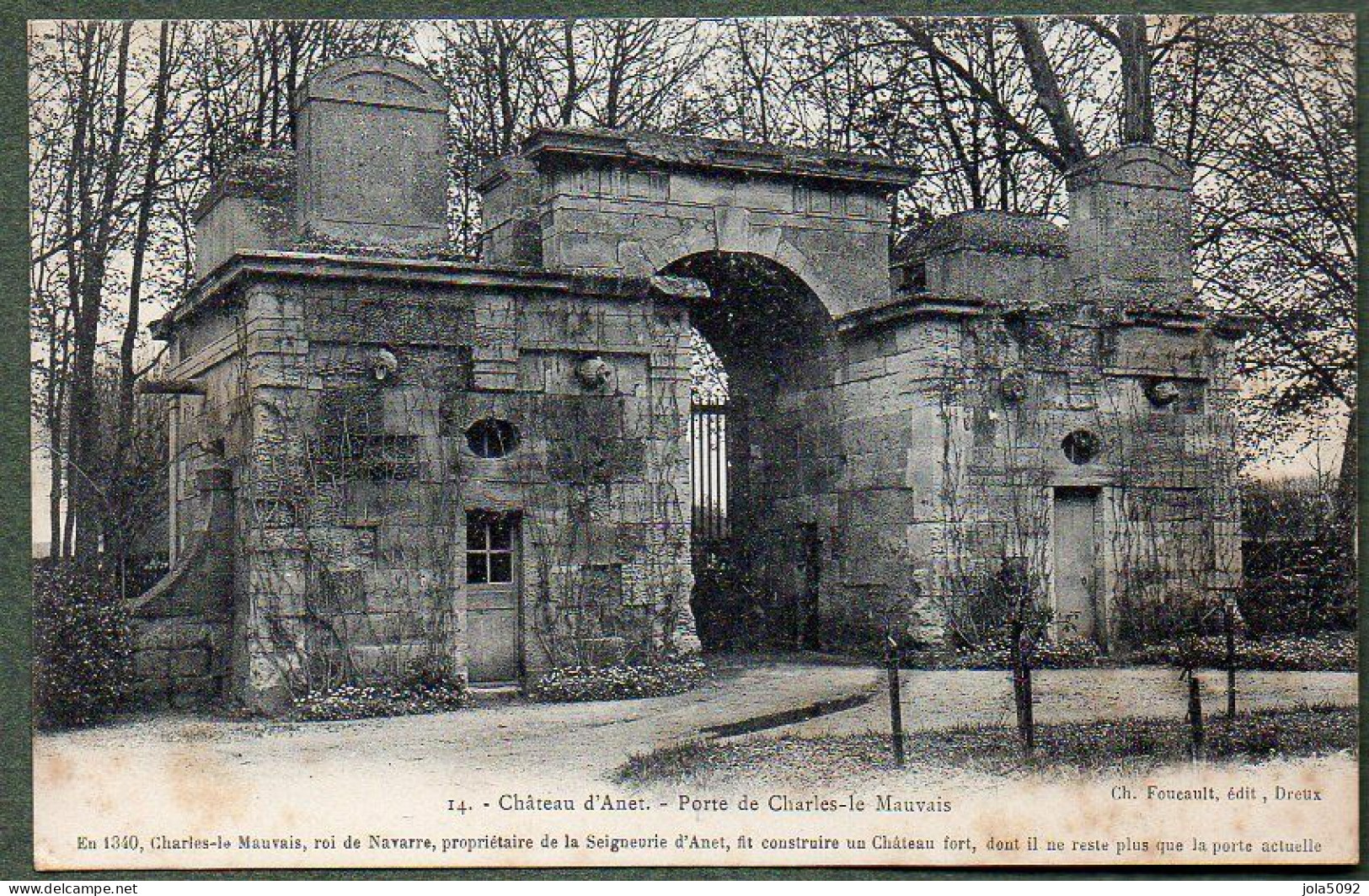 28 - Château D'ANET - Porte De Charles Le Mauvais - Anet