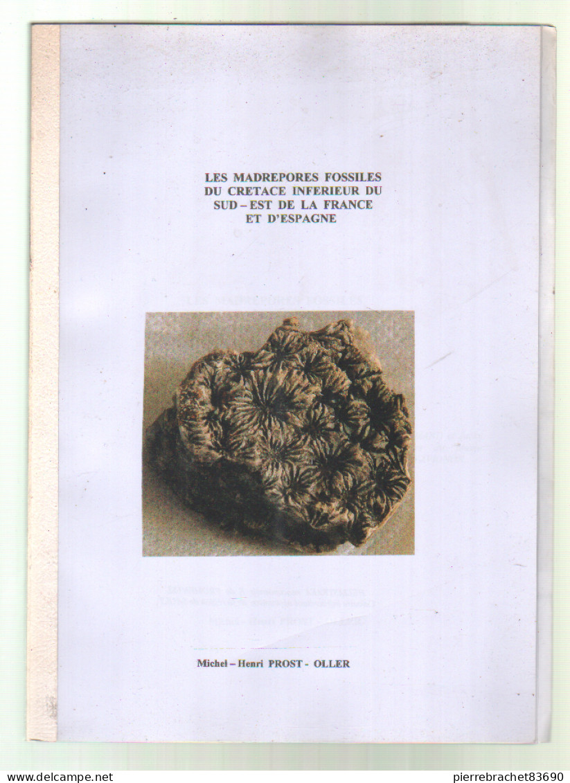 Michel-Henri Prost-Oller. Les Madrépores Fossiles Du Crétacé Inférieur Du Sud-Est De La France Et D'Espagne. Tapuscrit I - Non Classificati