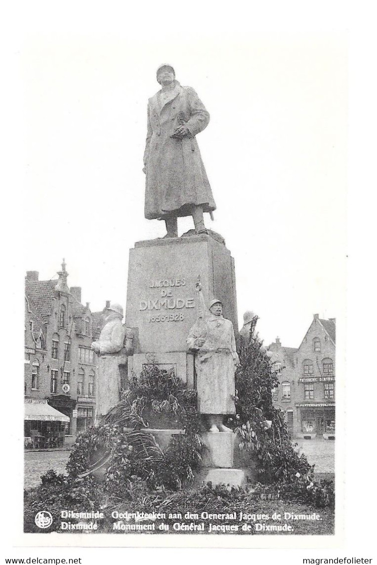 CPA PK AK  CARTE POSTALE BELGIQUE DIXMUDE MONUMENT DU GENERAL JACQUES DE DIXMUDE - Andere & Zonder Classificatie