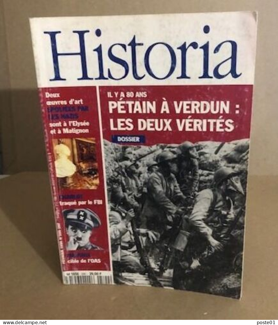 Historia N° 590 ( Sommaire Sur La Couverture ) - Geschichte