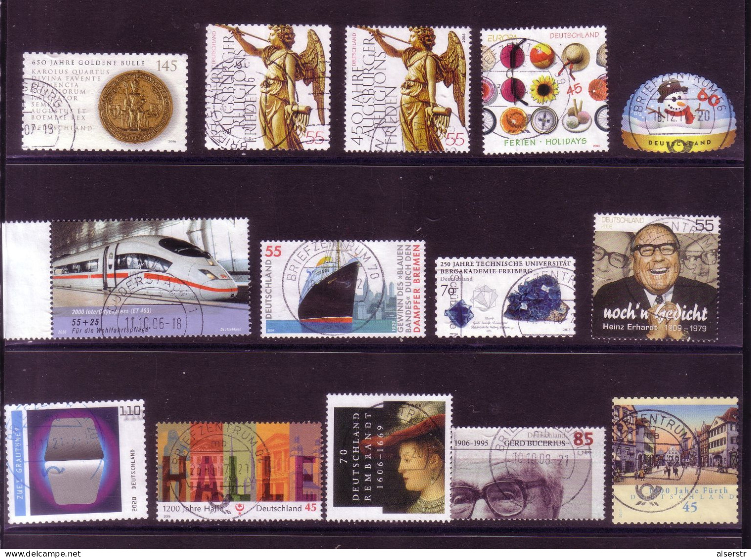 Germany Recent 50 Different, Euro Values Only, Good Cancels - Lots & Kiloware (max. 999 Stück)