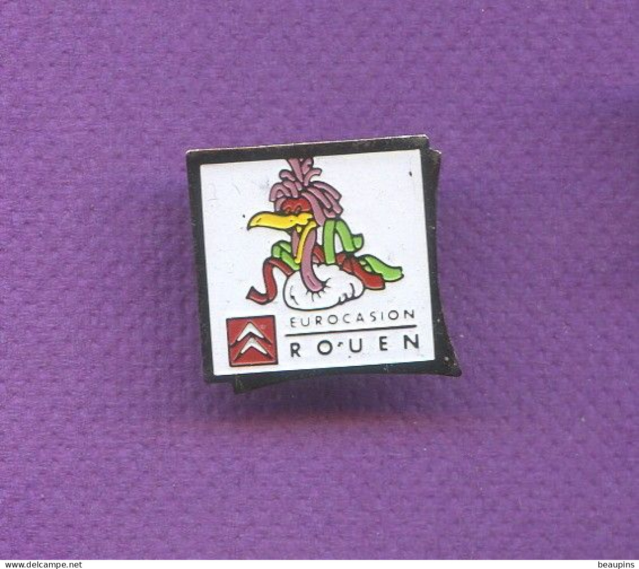 Rare Pins Auto Voiture Citroen  Rouen Oiseau  T122 - Citroën