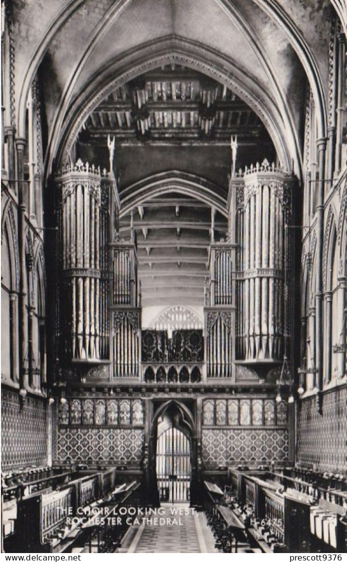 The Choir, Rochester  Cathedral - Kent, UK   -   Unused Postcard   - K2 - Rochester