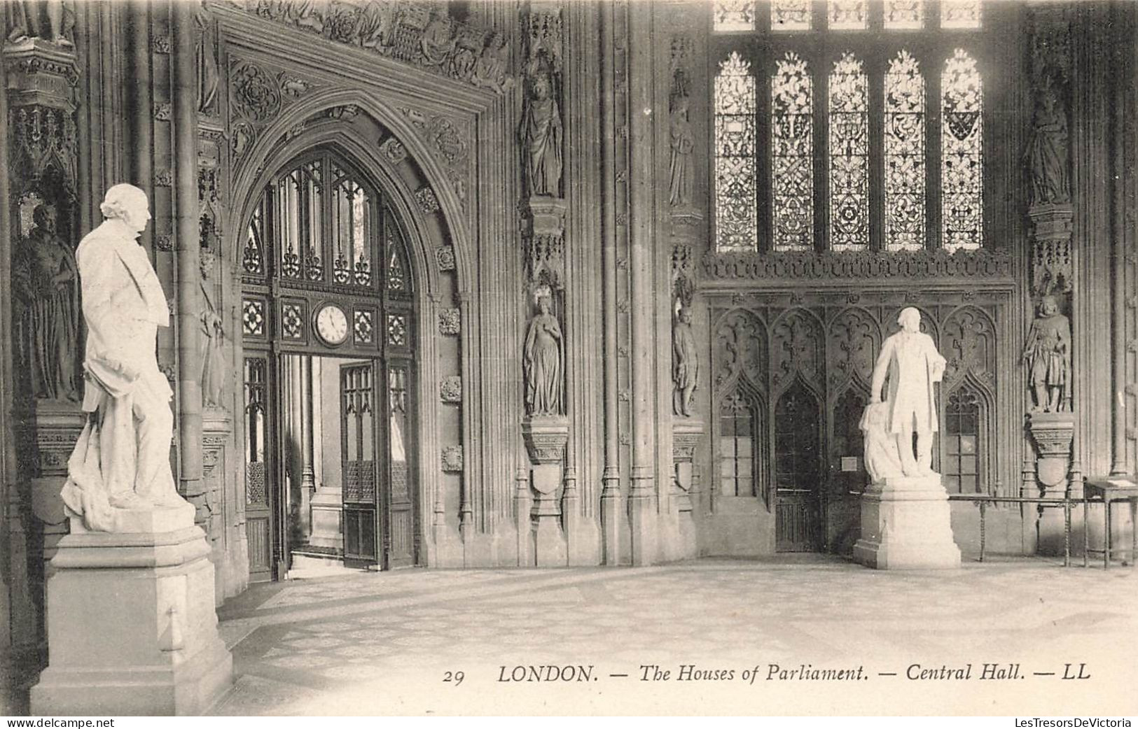 ROYAUME-UNI - Angleterre - London - The Houses Of Parliament - Central Hall - Carte Postale Ancienne - Houses Of Parliament