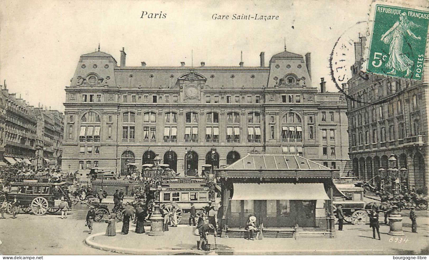 PARIS 75008 GARE SAINT LAZARE - Métro Parisien, Gares