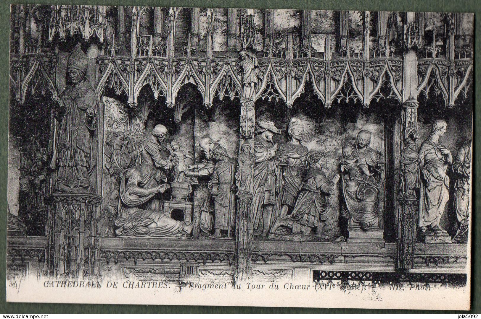 28 - Cathédrale De CHARTRES - Fragment Du Tour Du Choeur - Chartres
