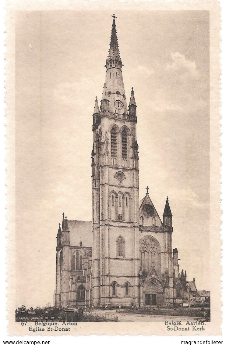 CPA PK AK  CARTE POSTALE BELGIQUE ARLON EGLISE SAINT-DONAT - Andere & Zonder Classificatie