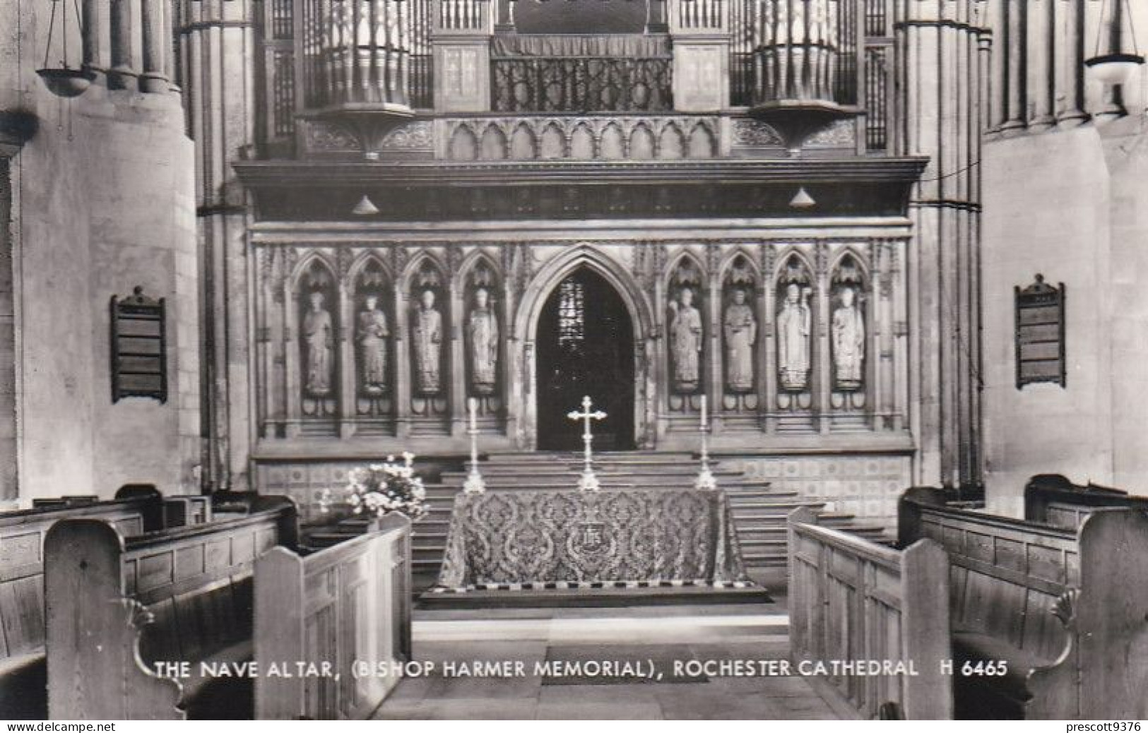 Bishop Harmer Memorial, Rochester Cathedral, From L&NW Railway - Kent, UK   -   Unused Postcard   - K2 - Rochester