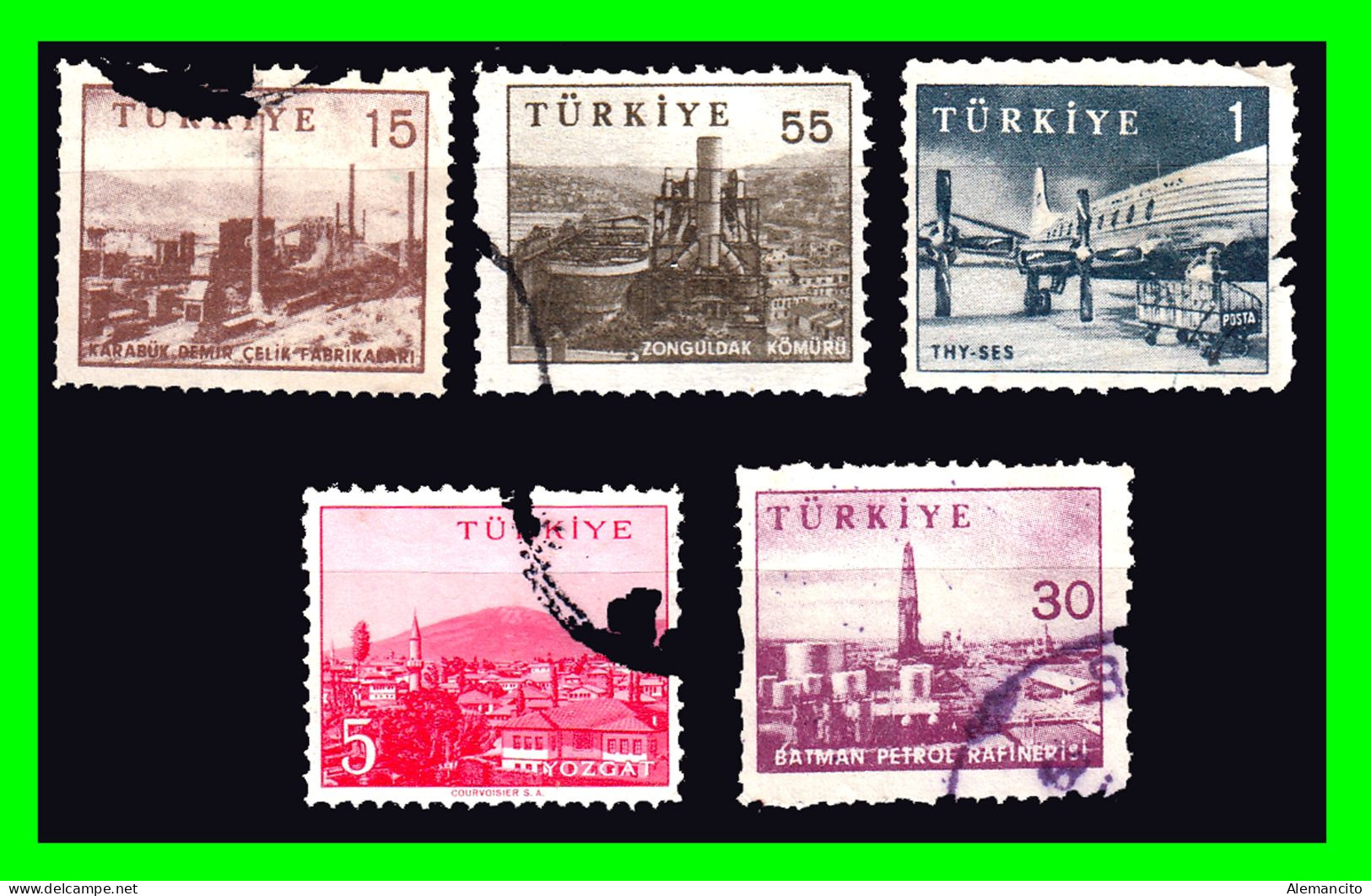 TURKIA ( EUROPA )  SELLOS DIFERENTES  AÑOS Y VALORES - Used Stamps