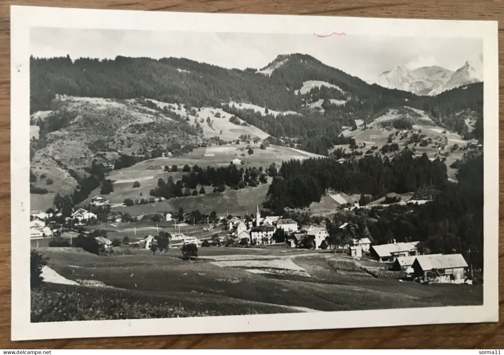 CPSM SAINT JEAN DE SIXT 74 Vue Générale, Le Danay, La Chaine Des Aravis - Saint-Jean-de-Sixt