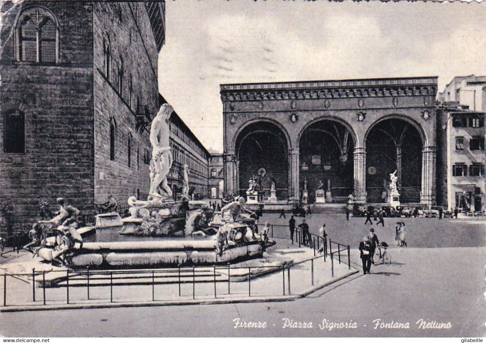 FIRENZE - Piazza Signoria - Fontana Nettuno - Firenze (Florence)