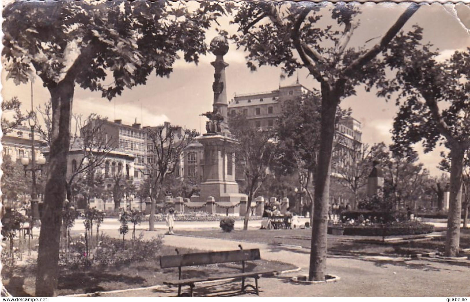 ZARAGOZA - Monumento Lanuza En La Plaza De Aragon - Zaragoza