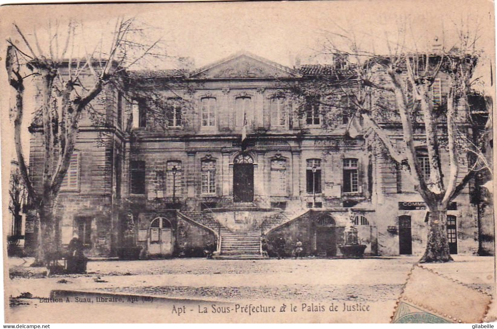 84 - APT - La Sous Prefecture Et Le Palais De Justice - Apt