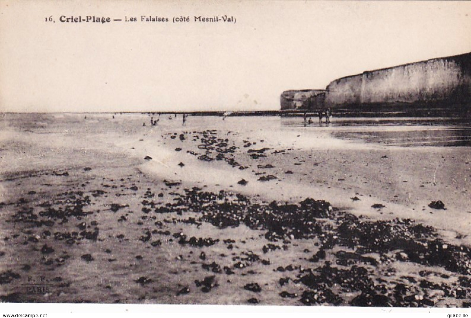 76 - CRIEL PLAGE - Les Falaises - Criel Sur Mer