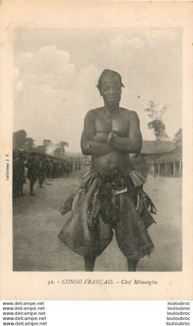 CONGO FRANCAIS CHEF  MISSANGHA COLLECTION J.F. - French Congo