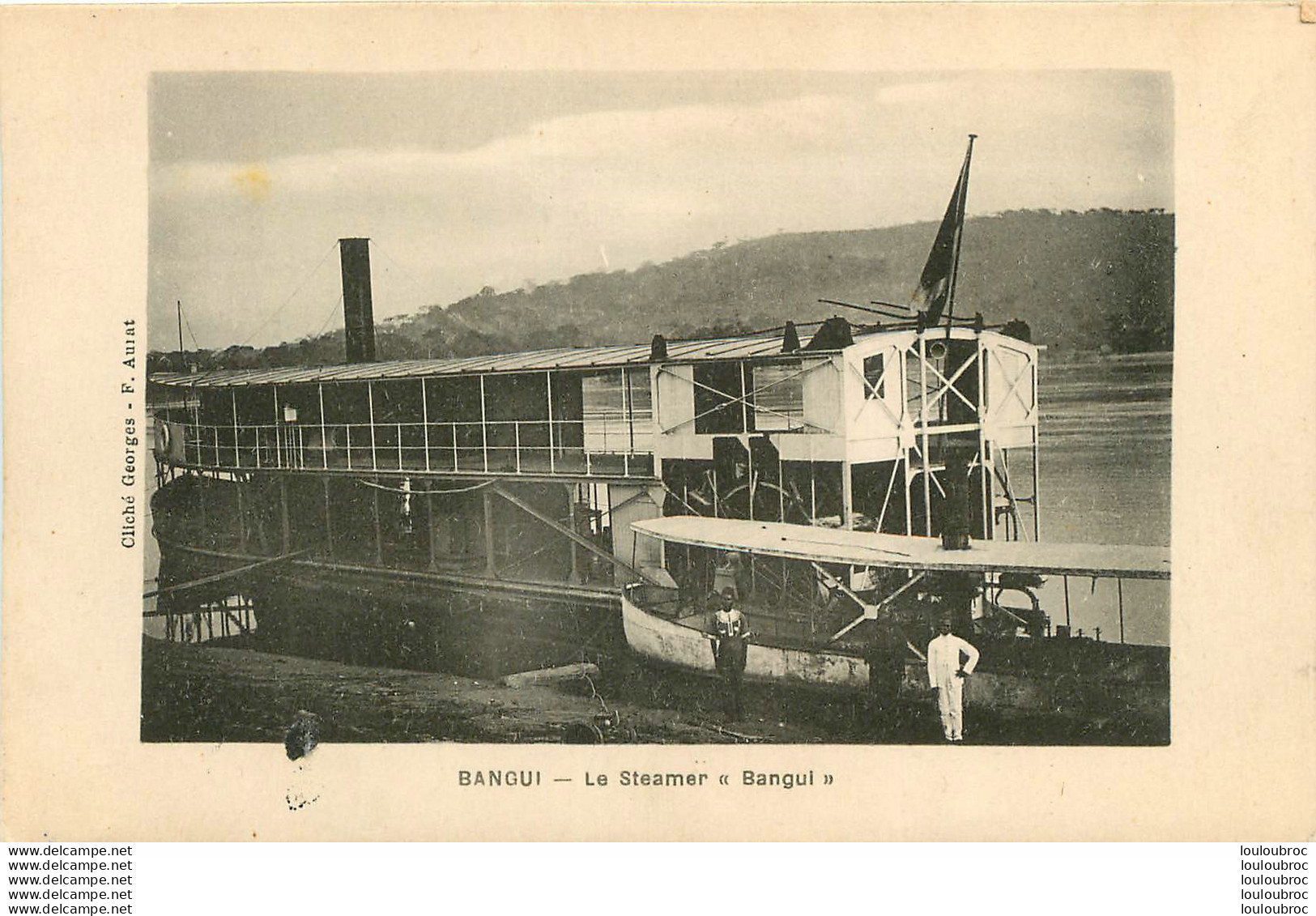 BANGUI LE STEAMER BANGUI   EDITION AURAT - Zentralafrik. Republik