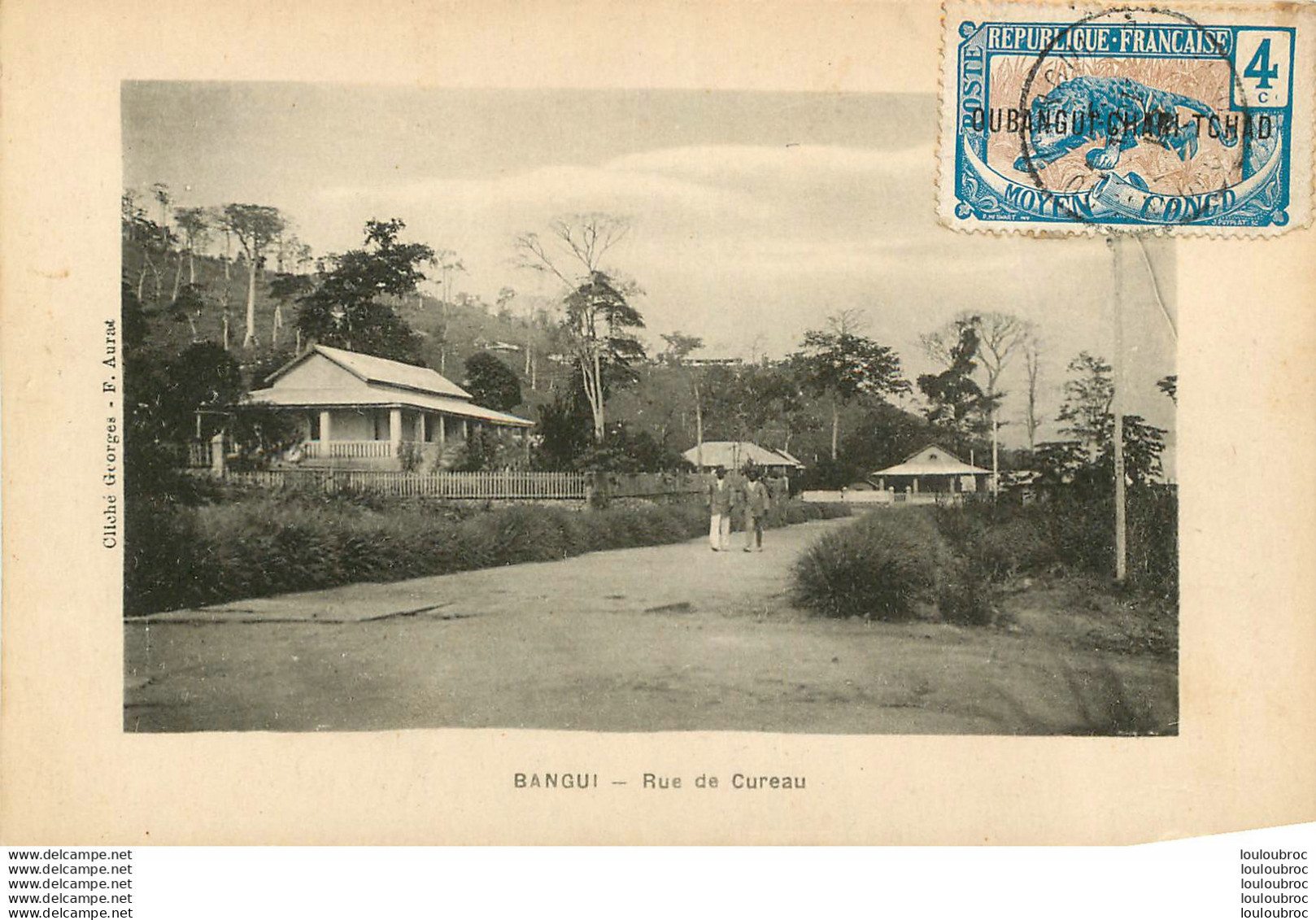 BANGUI RUE DE CUREAU EDITION AURAT - Centrafricaine (République)