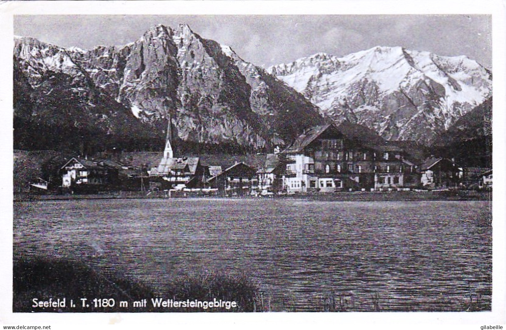 Österreich - Seefeld - Mit Wettersteingebirge 1951 - Seefeld