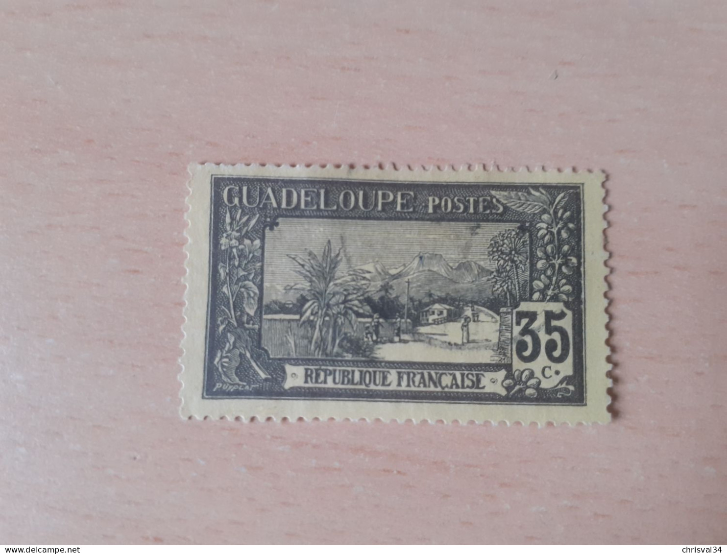 TIMBRE   GUADELOUPE       N  64     COTE  1,00   EUROS  NEUF  SG - Ungebraucht