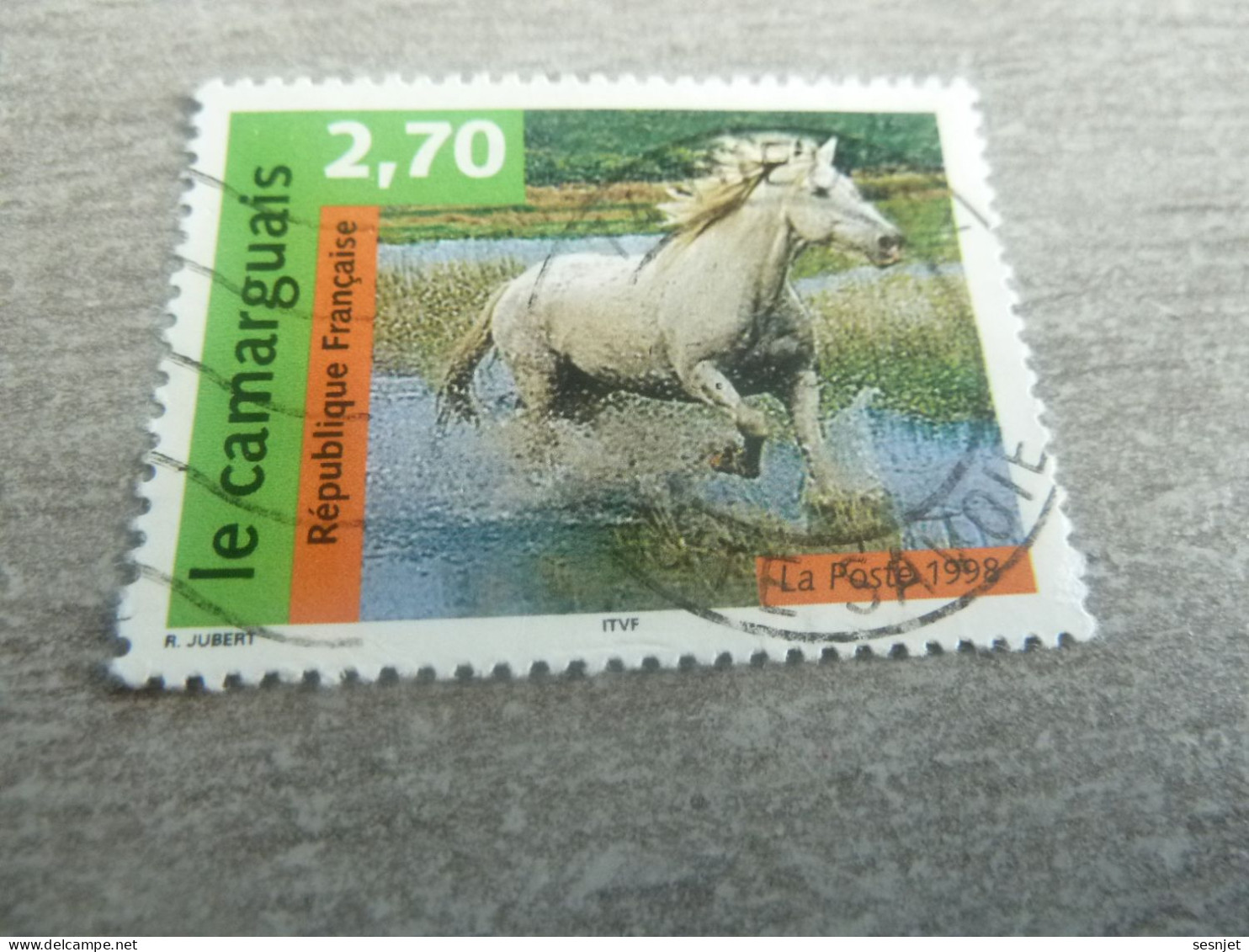 Le Camarguais - Chevaux - 2f.70 - Yt 3182 - Multicolore - Oblitéré - Année 1998 - - Pferde