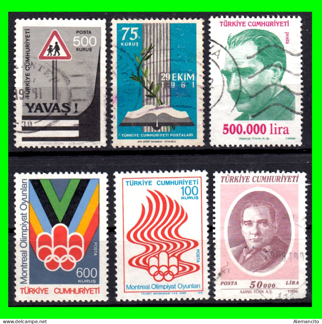 TURKIA ( EUROPA )  SELLOS DIFERENTES  AÑOS Y VALORES . - Used Stamps