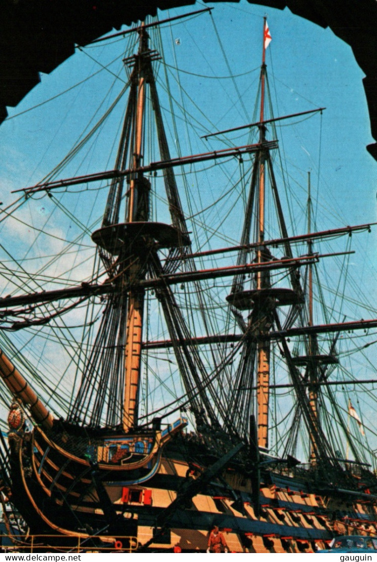 CPM - VOILIER - "VICTORY" Vaisseau -Amiral De Nelson Bataille De Trafalgar - Publications BIG BEN - Voiliers