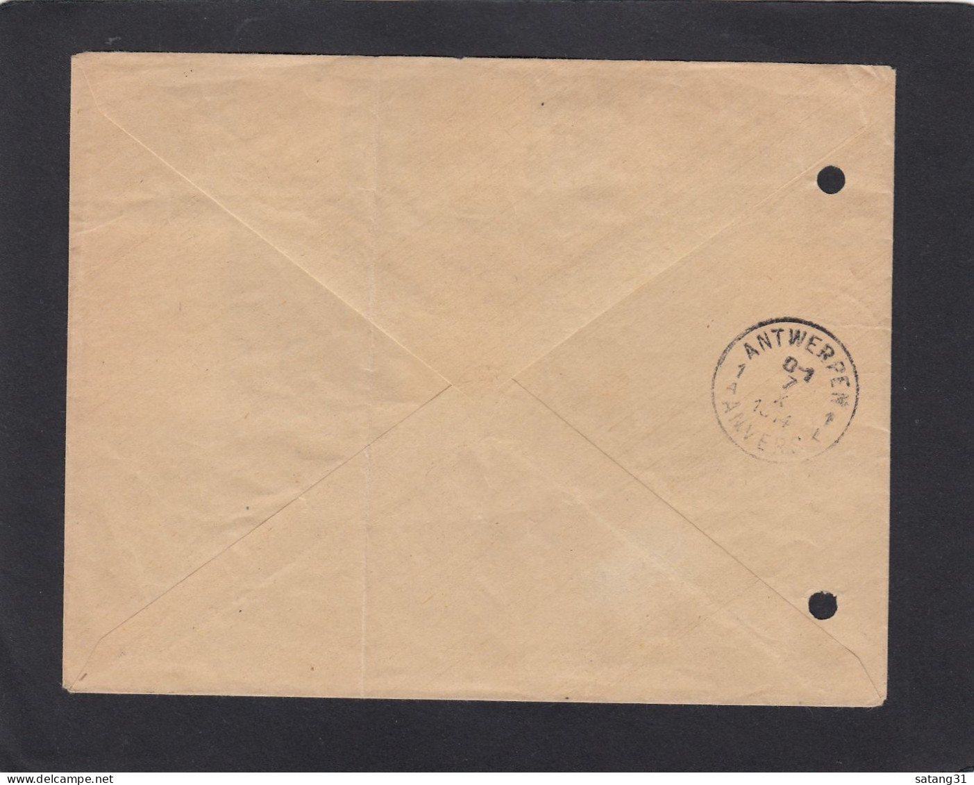 LETTRE D'ANVERS AVEC COB NOS 126/128 ET 129/131. - 1914-1915 Red Cross