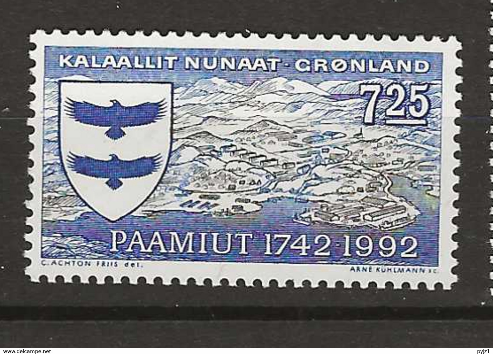 1992 MNH Greenland, Mi 225 Postfris** - Ungebraucht