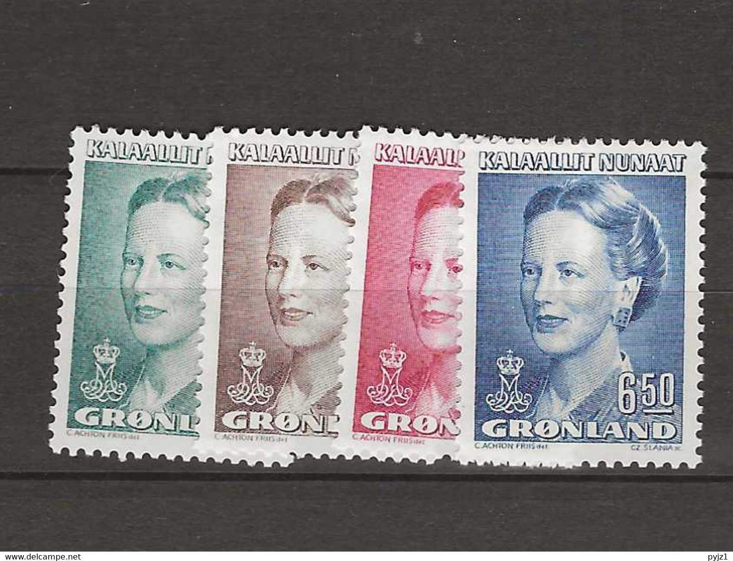 1990 MNH Greenland, Mi 201-4  Postfris** - Unused Stamps