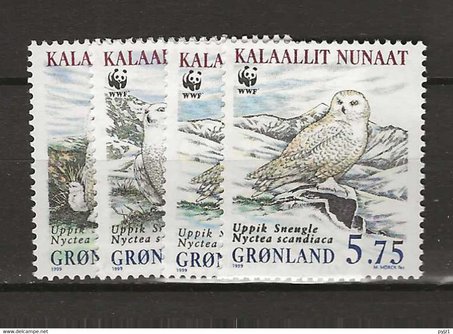 1999 MNH Greenland, Mi 331-34 Postfris** - Unused Stamps