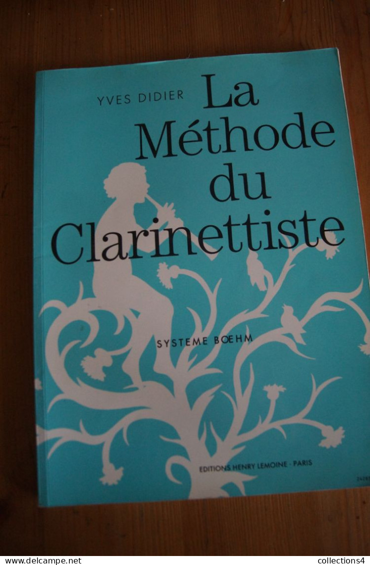 YVES DIDIER LA METHODE DU CLARINETTISTE RECEUIL  VALEUR+ - Textbooks