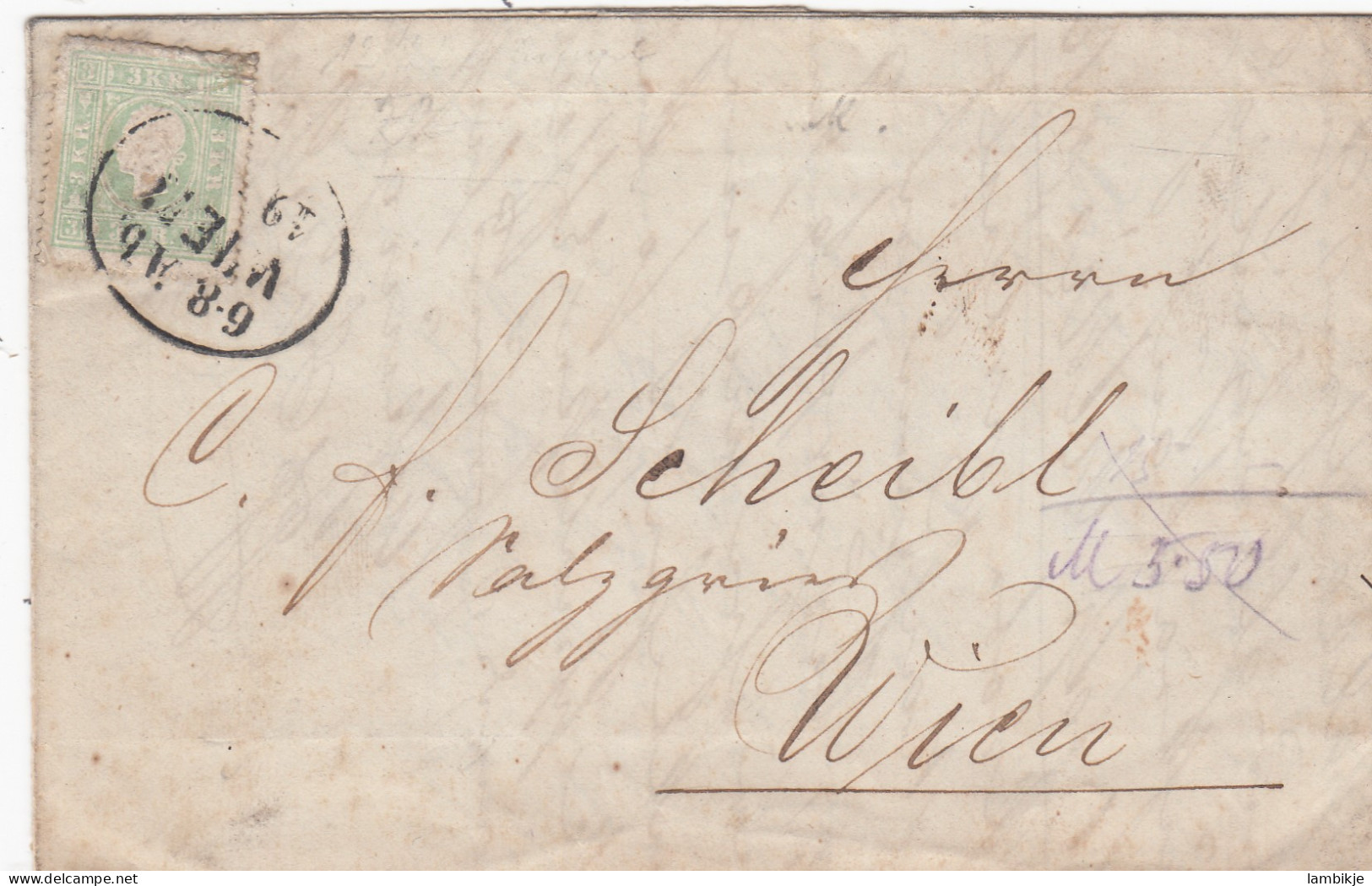 Österreich Brief 1861 - Cartas & Documentos
