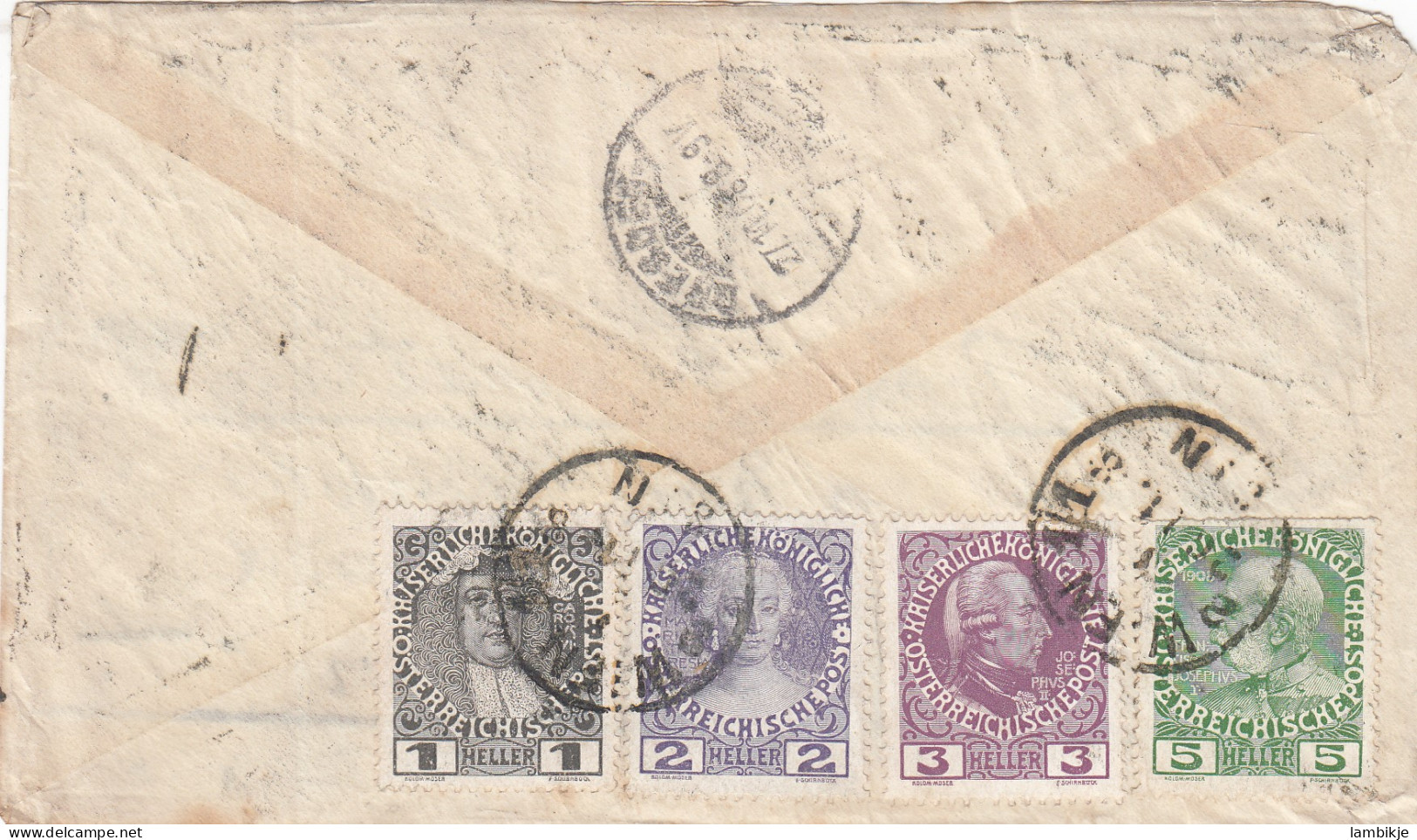 Österreich Brief 1908 - Briefe U. Dokumente