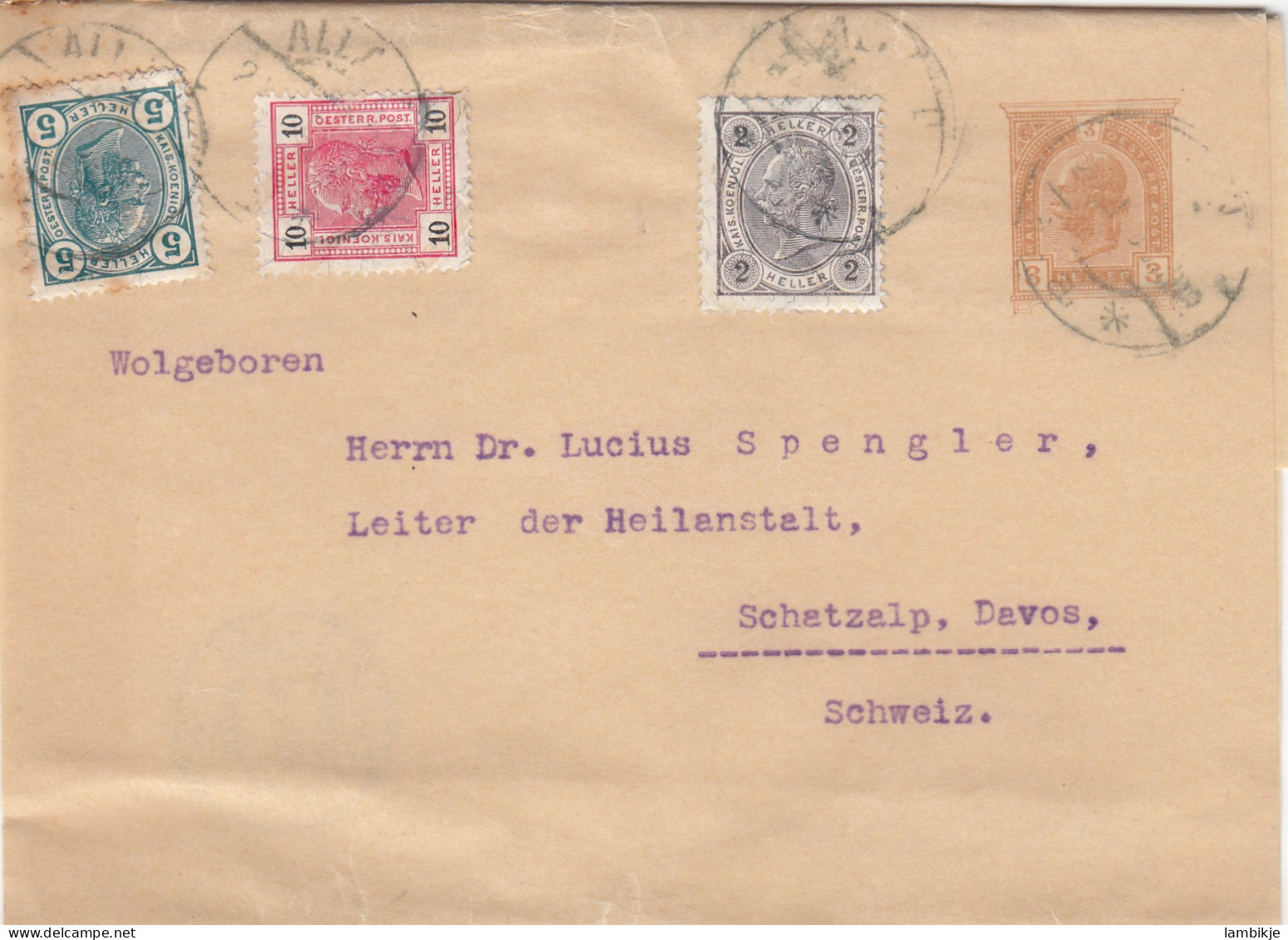 Österreich Wrapper 1903 - Cartas & Documentos