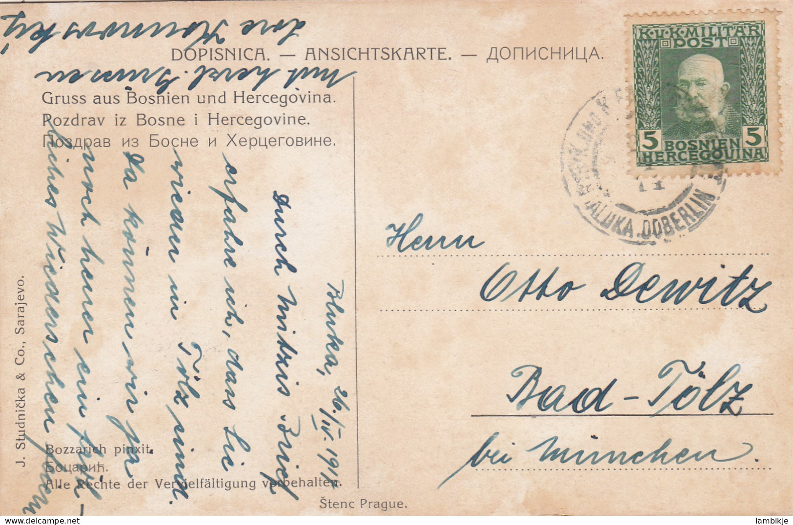 Österreich KuK Postlkarte 1917 - Lettres & Documents