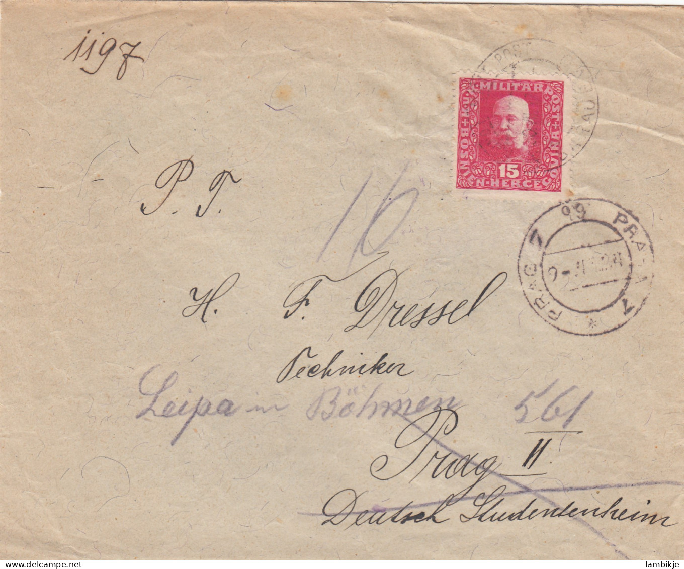 Österreich Brief Militär Post 1917 - Storia Postale