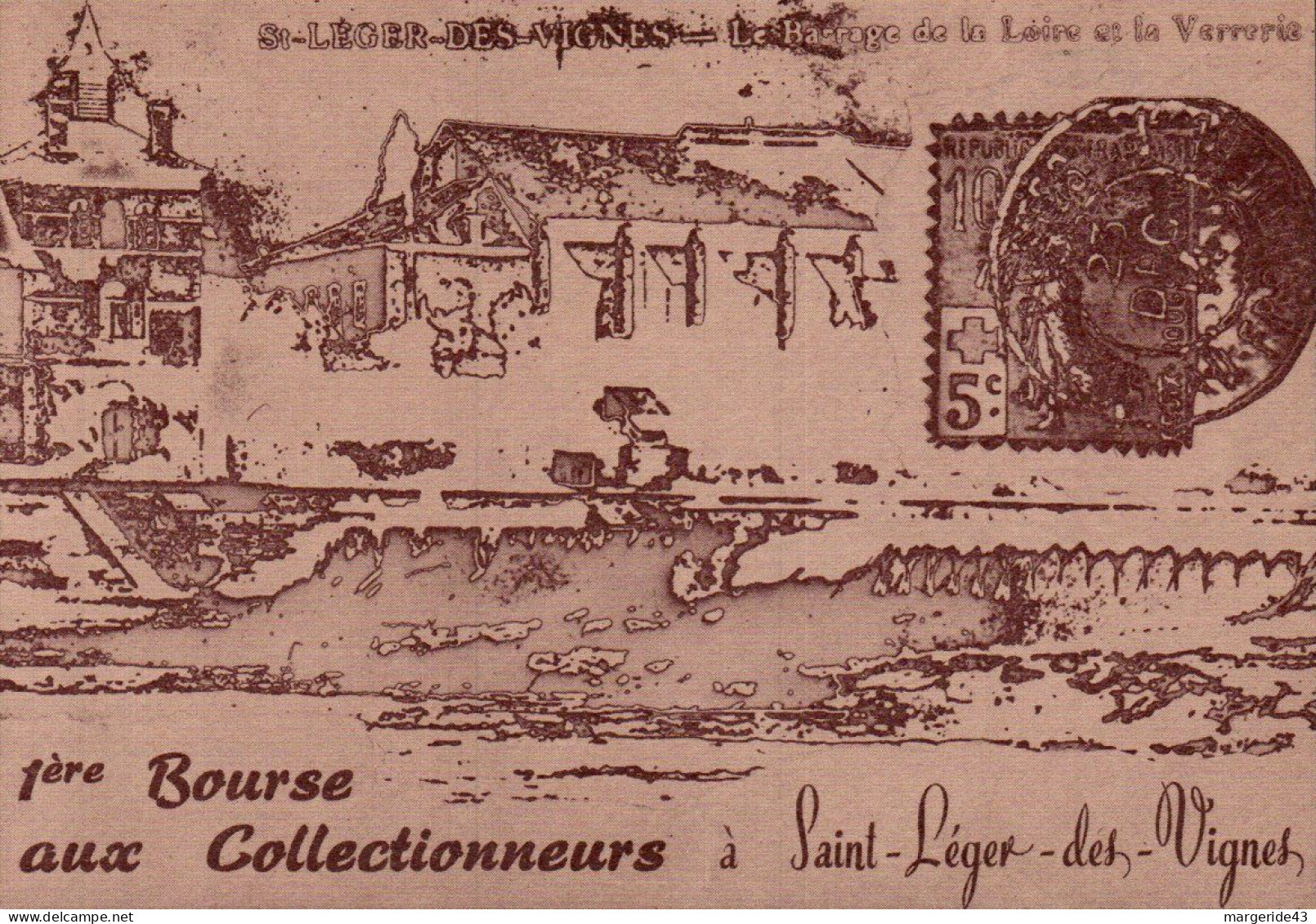 1 ERE BOURSE AUX COLLECTIONNEURS A SAINT LEGER DES VIGNES NIEVRE - Sammlerbörsen & Sammlerausstellungen