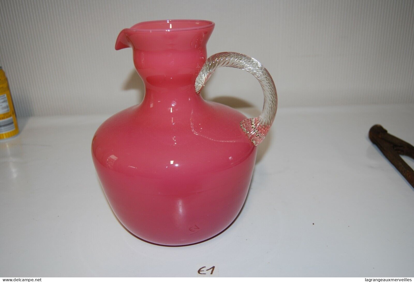 E1 Ancien Vase - Vitrine - Vase Rose - Décoration - Vazen