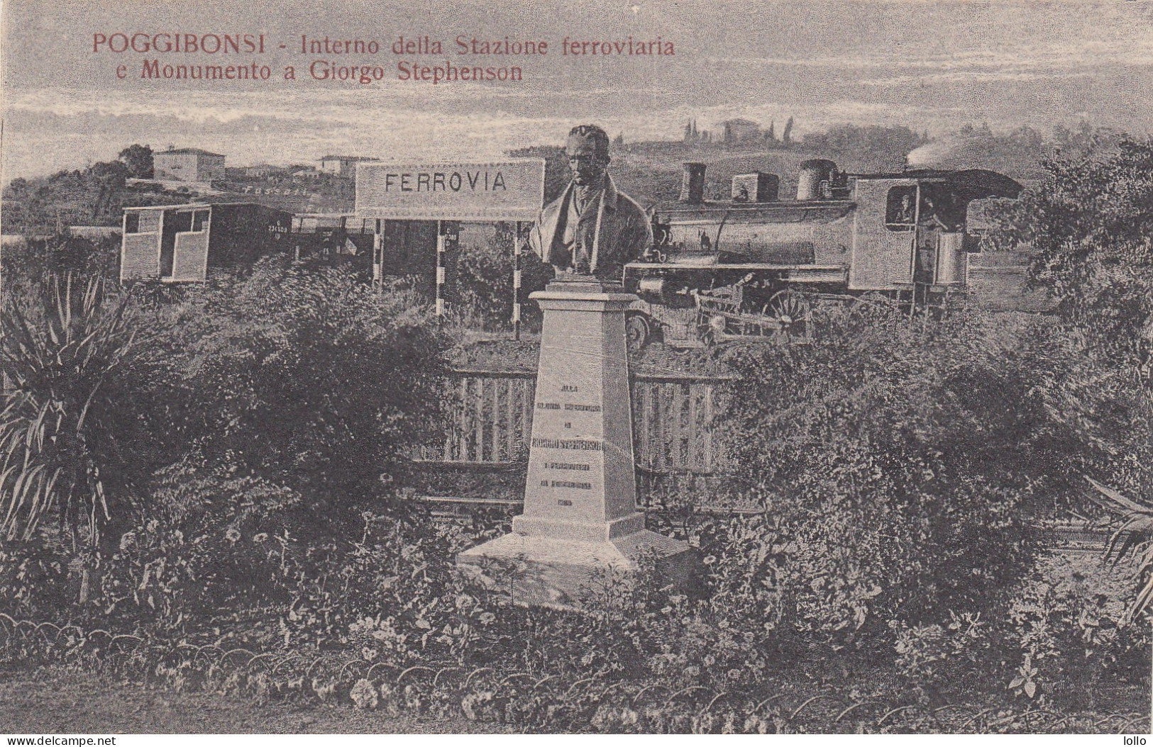 Toscana  -  Siena   -  Poggibonsi   -  Interno Stazione Ferroviaria  - F. Piccolo  -  Nuova  - Bella Animata Con Treno - Andere & Zonder Classificatie