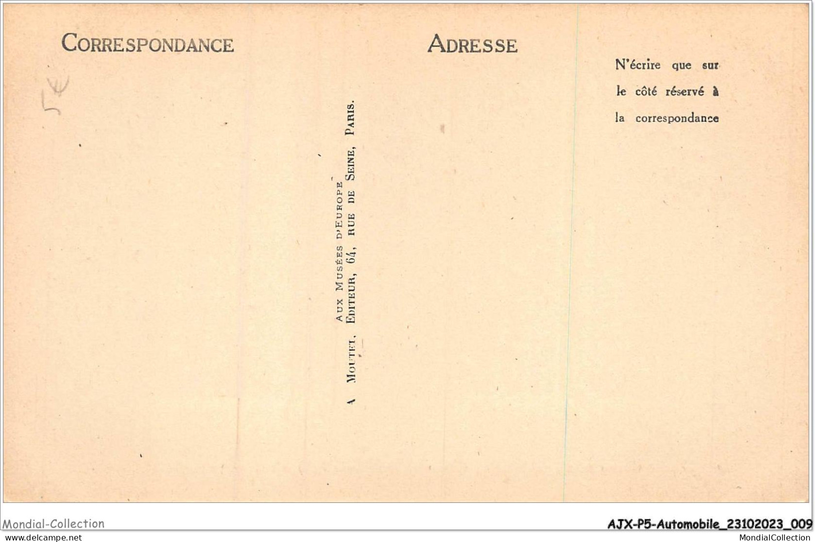 AJXP5-0483 - AUTOMOBILE - Musee Carnavalet - Petit Modele De La Diligence Paris-Strasbourg - Collections & Lots