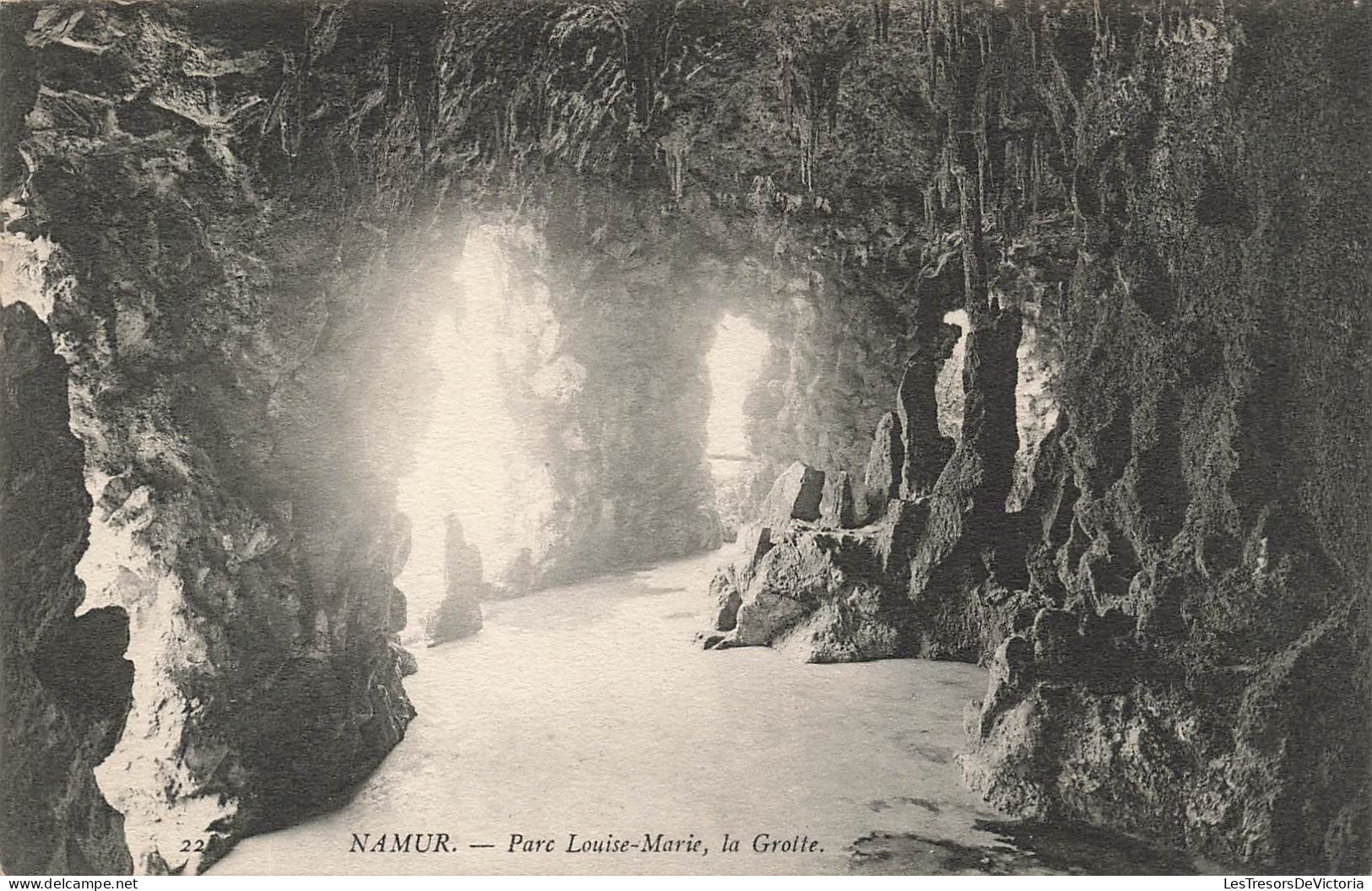 BELGIQUE - Namur - Parc Louise Marie - La Grotte - Carte Postale Ancienne - Namur