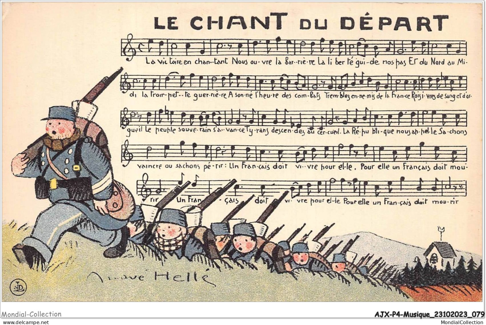 AJXP4-0379 - MUSIQUE - Le Chant Du Depart - Musik Und Musikanten