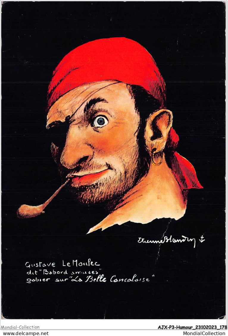 AJXP3-0280 - HUMOUR - Gustave Le Moulec Dit Babord Amures - Humor